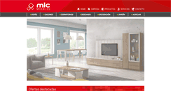 Desktop Screenshot of mlcmuebles.com